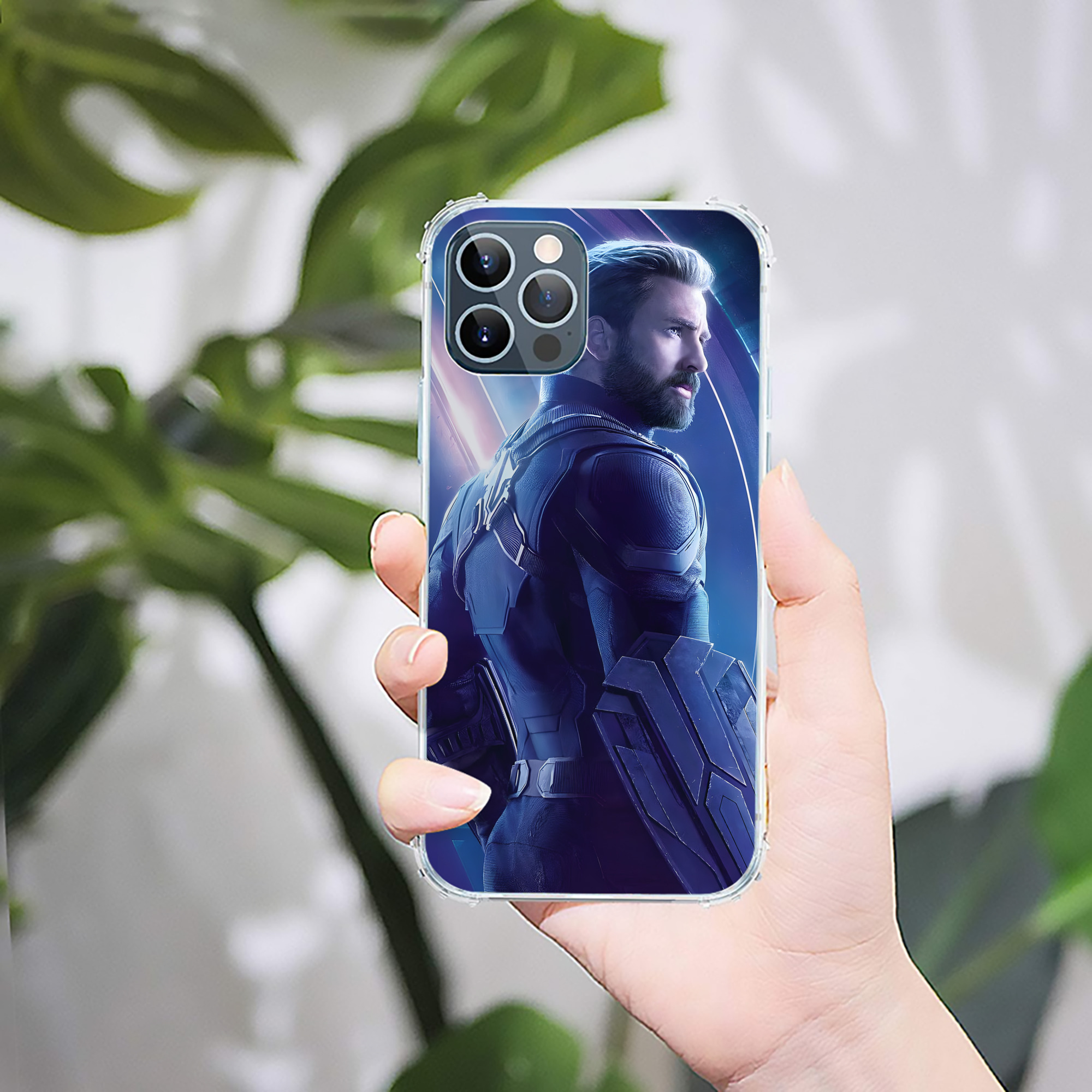 （画像用） アベンジャーズ The Avengers 【iPhone 12シリーズ対応】透明スマホケース（クリアソフトケース）
